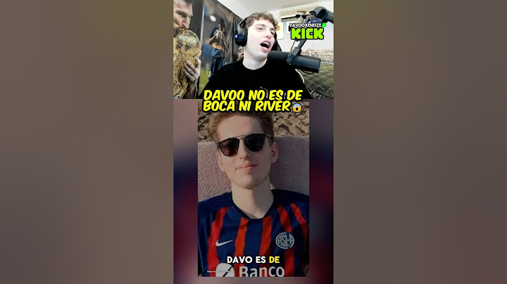 DAVOO NO ES DE BOCA NI RIVER😱 #humor #boca #river #bocajuniors #riverplate #sanlorenzo