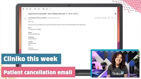 Cliniko this week: patient cancellation emails