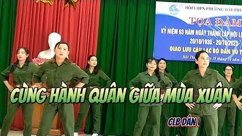 🇻🇳 Cùng hành quân giữa mùa xuân CLB Dân vũ Liên Đình nghi Sơn, Thanh Hóa