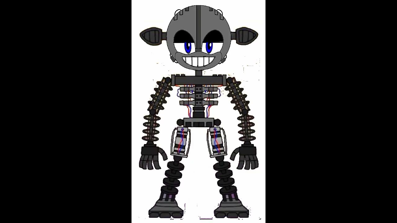 Endoskeletons From Fnaf In Sonic Style