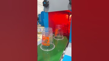 Trọn bộ máy in ly nhựa, cốc nhựa tự động hoàn toàn robowind #robowind #mayinlua