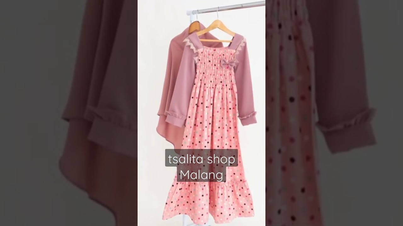 gamis anak Amora labella terbaru 