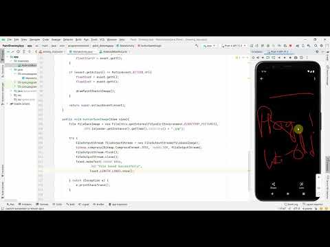 How to make your own custom paint (free hand drawing tool) Android App? - complete source code