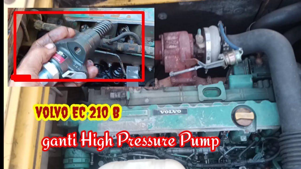 Ganti High Pressure Pump/HPP Excavator volvo Ec 210 B