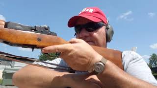 I got this old used gun. Old school ruger mini 14.
