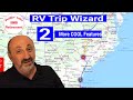 RV Trip Wizard 2 More Cool Features/Drag Route and Export To Google Maps