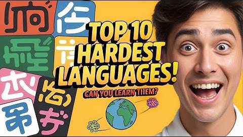 Top 10 Hardest Languages to Learn in the World 🌍🧠 | Most Difficult Languages | Explorelane