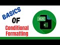 😮Basic Concept of Excel Conditional Formatting | #excel #shortsfeed