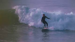 Kassia Meador Surfing a Ryan Lovelace FM at home in LA