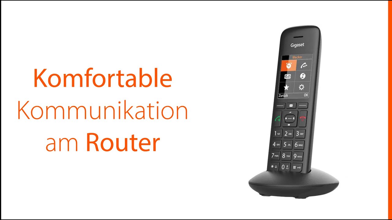 Gigaset C570HX DECT Route Mobilteil - Das komfortable DECT-Festnetz-Telefon  - YouTube