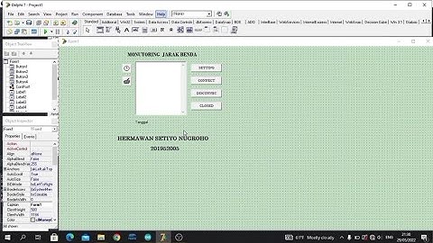 Monitoring Jarak Benda Menggunakan Delphi dan Arduino