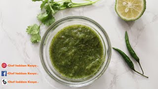 Chatini ya Dania . | Coriander chutney recipe . | Chatni ya Dania. #chutney #chatini