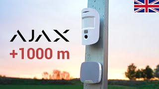 AJAX Wireless System Efficiency: Long-Range and Instant Alarms