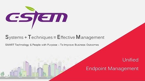 C STEM Unified Endpoint Management mini series video