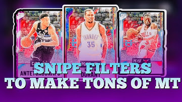 NBA 2K20 BEST SNIPE FILTERS TO MAKE TONS OF MT! NEW OUT OF POSITION 2 PACK SNIPE FILTERS!