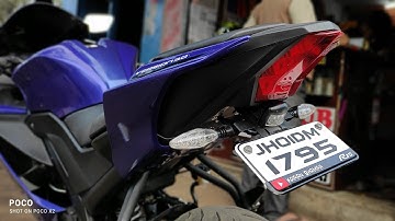 DIY| Yamaha R15V3 Tail Tidy Installation At Home| With KTM LED Indicators| Modifications 2020|