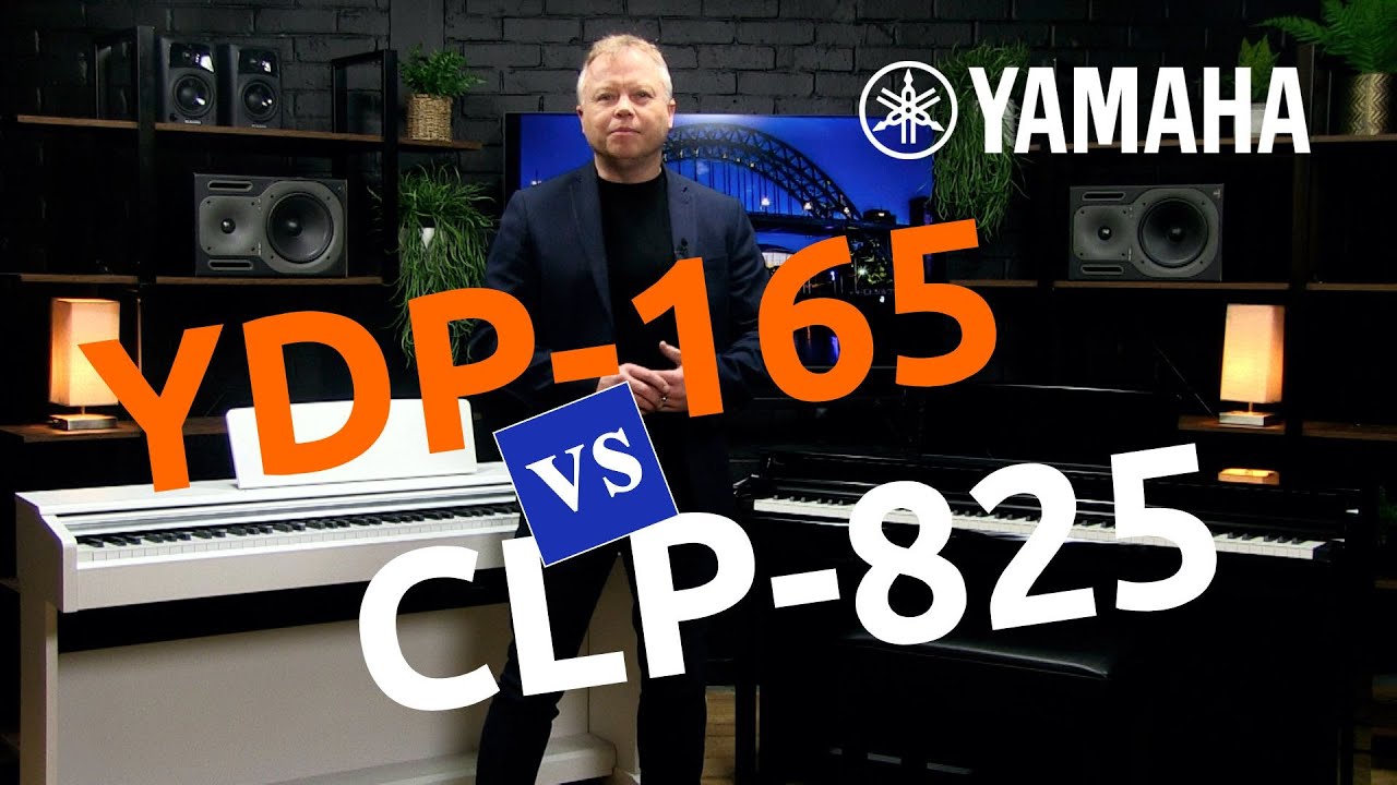 Yamaha YDP165 vs CLP825 Piano Comparison - YouTube Yamaha YDP165 vs CLP825 Piano Comparison - YouTube