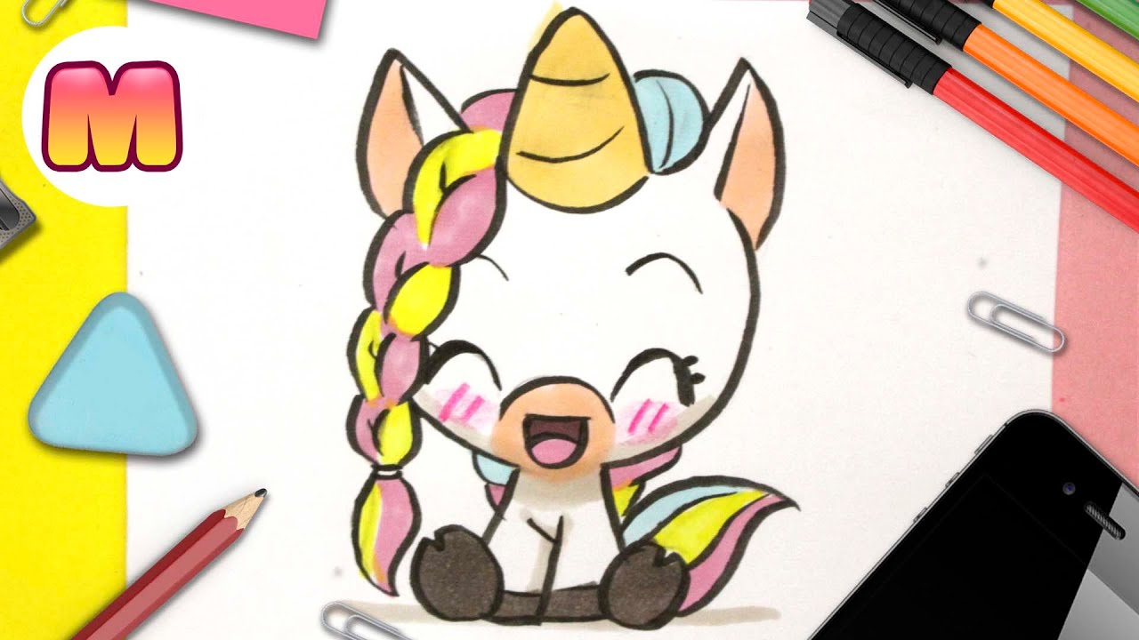 COMO DIBUJAR UN UNICORNIO PASO A PASO 🌸 DIBUJOS KAWAII 🌸 DIBUJOS FACILES  - HOW TO DRAW UNICORN - thptnganamst.edu.vn