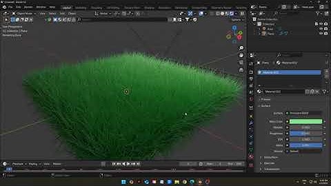 How to make grass in 30 seconds (Grass Blender Tutorial)