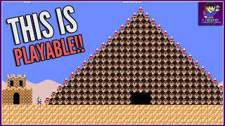 What If You Could Play The Actual LEVEL UP Mario Levels???