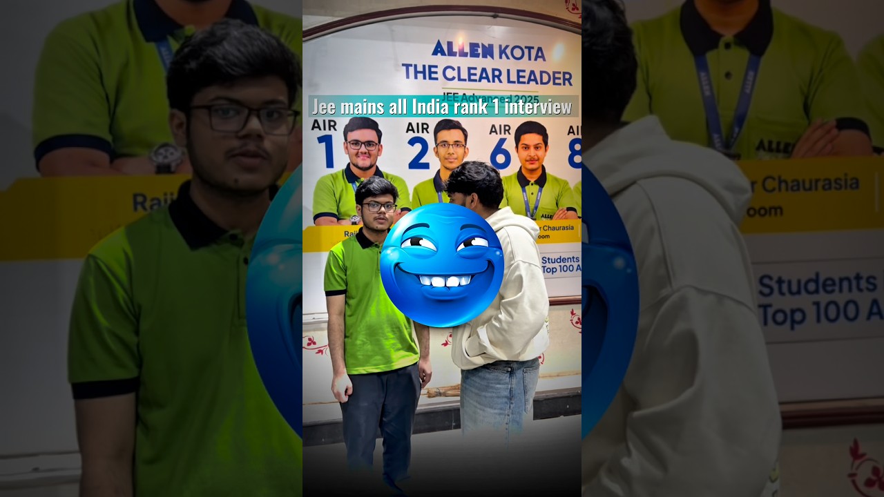 JEEMAINS Topper AIR 1 2026 | Topper but Savage 😈 | AIR 1 Allen Kota Interview | Social Media Reply