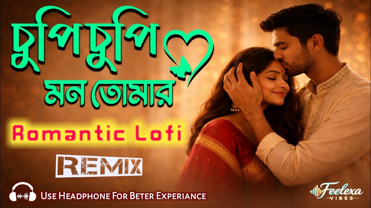 চুপিচুপি মন তোমার | Bengla Love Song | Romantic Lofi  2026 | Bangla remix song | Feelexa Vibes