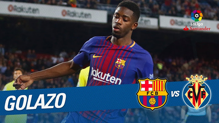 Golazo de Dembélé (5-1) FC Barcelona vs Villarreal CF