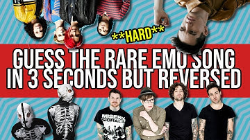 GUESS THE RARE EMO SONG IN 3 SECONDS BUT REVERSED **EXTREMELY HARD** (FOR CRANKTHATFRANK??)