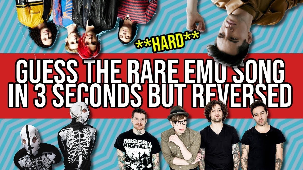 GUESS THE RARE EMO SONG IN 3 SECONDS BUT REVERSED **EXTREMELY HARD** (FOR CRANKTHATFRANK??)