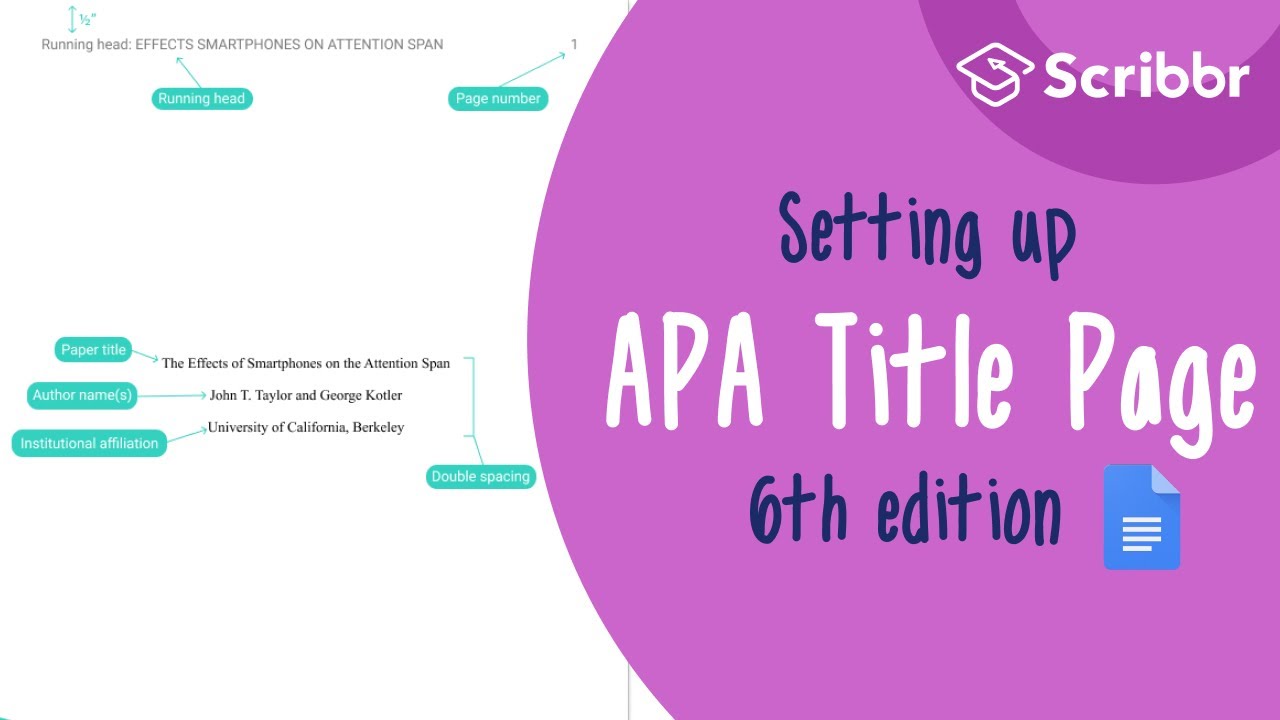 Apa Style Cover Page Template from i.ytimg.com