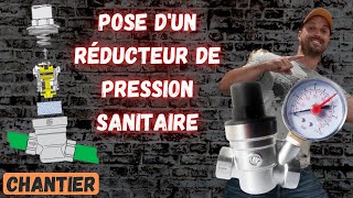 POSE D'UN RÉDUCTEUR DE PRESSION SANITAIRE