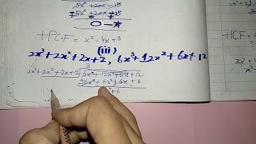 Class 9th exercise 4.3 question number 2 find HCF by using division method mathematical
