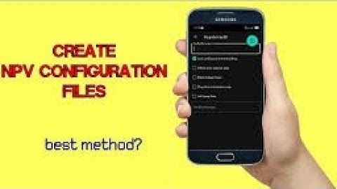 How to Create NapsternetV (npv4) config/files | by Anonymous ST