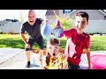 Last One To Leave The Water Balloon Roulette Challenge Wins!