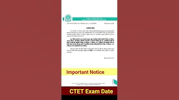 CTET Exam Date 2024 , Ctet December 2024 exam date,ctet December 2024 latest news today #ctetdec2024