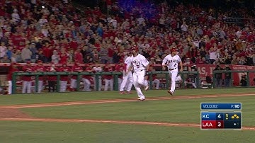 KC@LAA: Perez plates two runs on a single to center