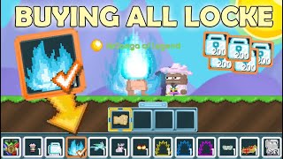 Spending My Entire NETWORTH to buy ALL LOCKE ITEMS in Growtopia! (ALL ITEMS) OMG!! | GrowTopia