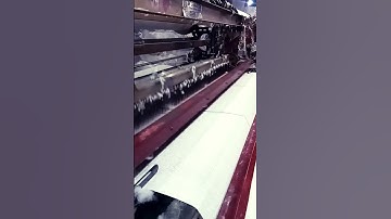 Power loom weaving #textile #industry #lo
