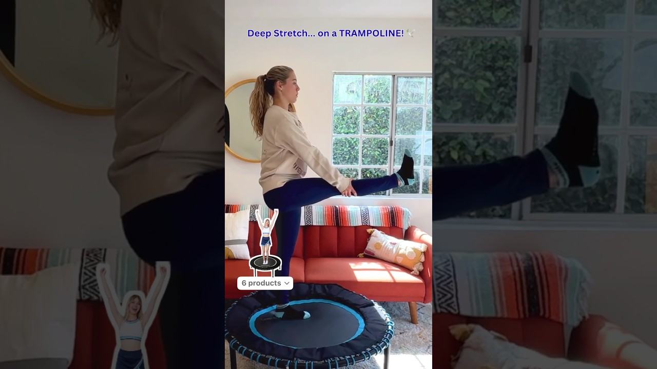 Best Way to Improve Balance (Trampoline Yoga)