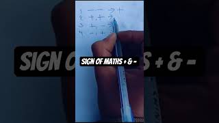 Signs of Math (+ &amp; −) Explained Easily | Basic Maths for Students#maths #mentalmath #viral video