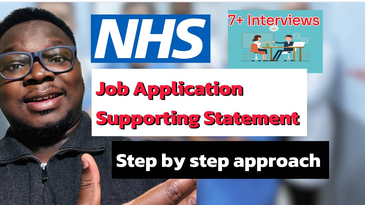 How to write a perfect supporting statement for UK NHS jobs to get interviews