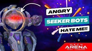 Crazy Seeker bots don't want me to win CPC! 😒 | Mech Arena #mecharena #lunex