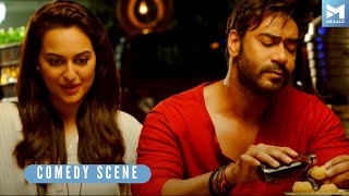 जिसने दारू बनाया उसका पुतला बनाना चाहिए | Action Jackson Comedy Scene | Ajay Devgn, Sonakshi Sinha