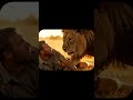 “He Thought the Lion Would Kill Him… But It Spoke Instead 🦁🔥”