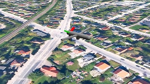 ROS2 Gazebo: Real-Time Satellite Imagery for Drone Applications