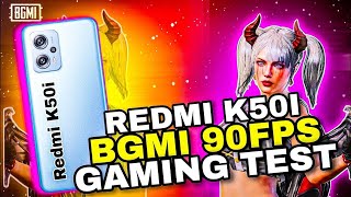 Redmi K50i Gaming Test | Redmi K50i Miui 14 Bgmi Test | 90 FPS Back Redmi K50i Pubg MIUI 14 Update