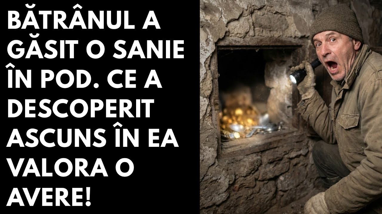 Bătrânul a găsit o sanie în pod. Ce a descoperit ascuns în ea valora o avere!