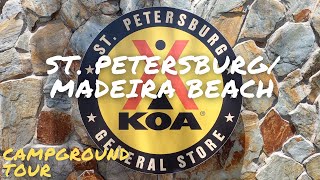 St Petersburg/ Madeira Beach KOA  Aerial & Drive Thru Tour