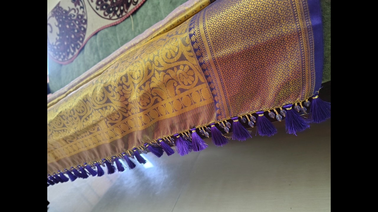 ✨Grand saree tassels design making ✨