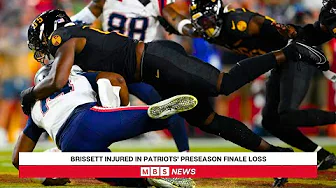 Brissett Hurt in Patriots Preseason Finale Loss thumbnail